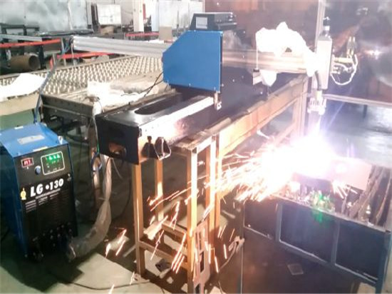 Portable CNC flame plasma cutting metal machine alang sa stainless, carbon steel ug uban sa barato nga component nga mga bahin
