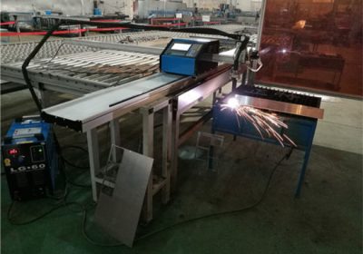 China nga pabrika Computer Controlled CNC Plasma Cutter paggamit alang sa pagputol sa aluminum nga Stainless / Iron / Metal