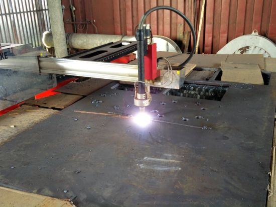 CNC Gantry Plasma Flame cutting machine uban sa Panasonic servo motor