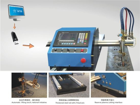 Portable CNC Plasma Cutting Machine Ug Automatic Gas Cutting Machine Sa Steel Track